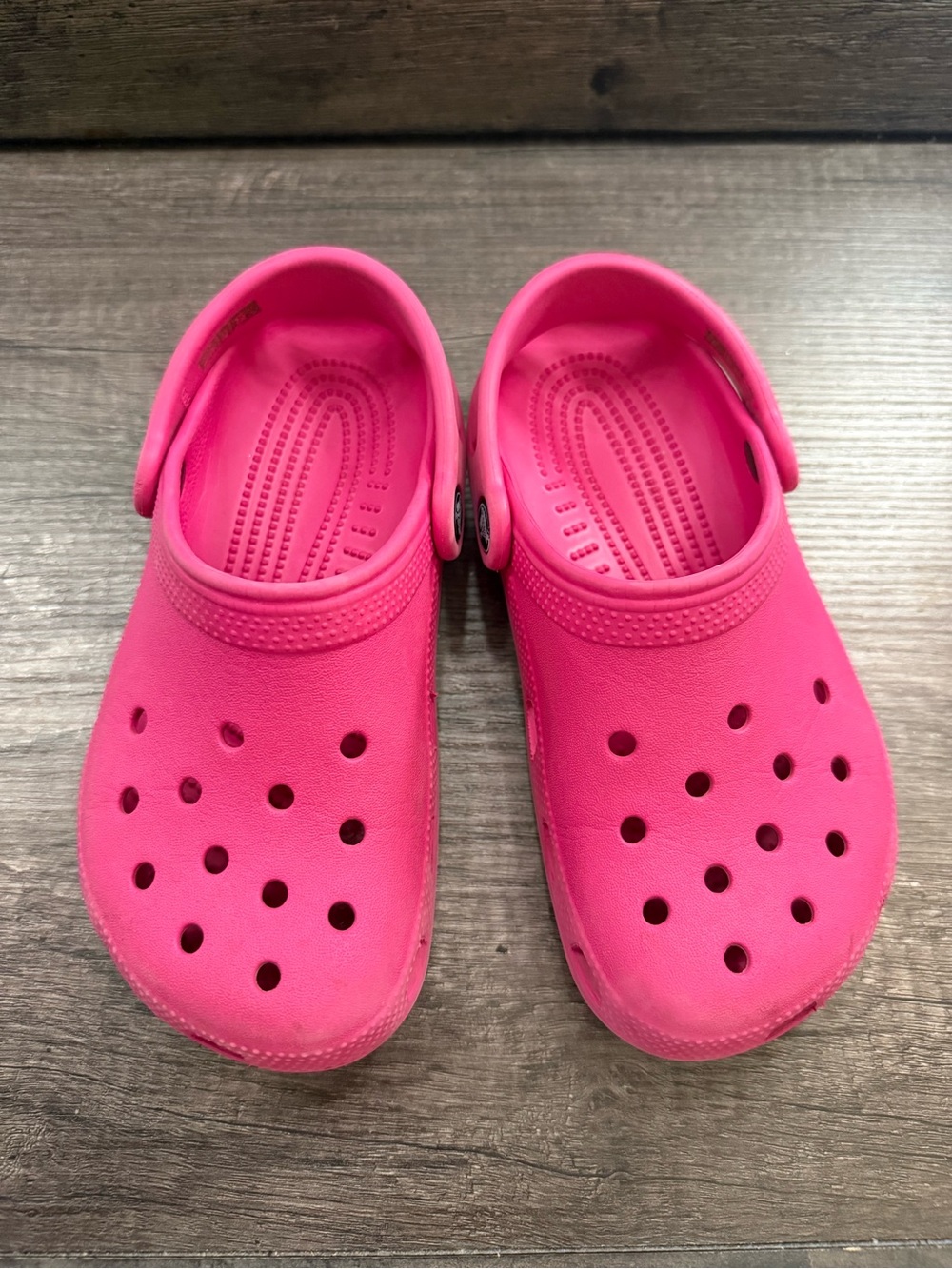 CROCS Kids Pink Classic Clog Sandals